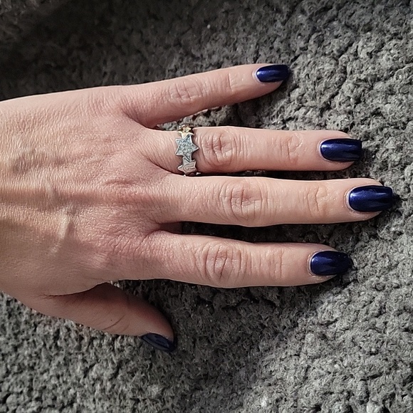 Furla Double Star Páve Ring - Picture 4 of 6